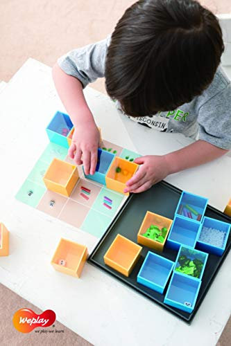 KL-Toys Zuordnungsspiel mit 16 Würfeln + 7 unterschiedlichen Geräuschen / Würfelmaß: 5x5x5 cm / 3+