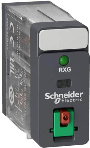 Schneider Electric Harmony Relay RXG Monostabiles Relais, Steckrelais 2-poliger Wechsler 5A 24V ac Spule / 820mW
