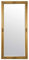 Large Full Length Wall Mounted Mirror, Gold, 160 x 73 cm