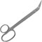 Medentra Toenail Scissors Angled Nail Scissors Chiropody Podiatry Rustproof Set of 3