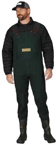 FROGG TOGGS Men's Amphib Bootfoot Neoprene Chest Wader, Cleated, 8