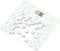 Tanita HD380WH Ultra Slim Glass Digital Bathroom Scale - White