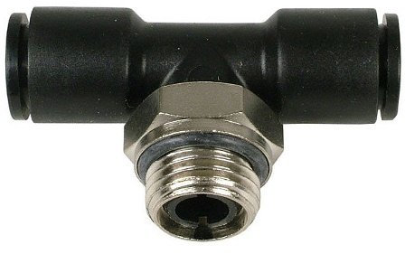 8mm G1/4 T Steckanschluss schwarz
