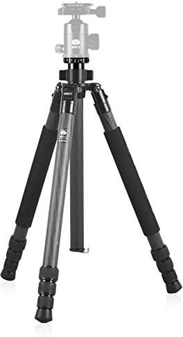 SIRUI R-2204 Reporter Studio-Dreibeinstativ (Carbon, Höhe: 163cm, Gewicht: 1,32kg, Belastbarkeit: 15kg) mit Tasche und Gurt