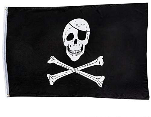 Rhode Island Novelty Piraten-Totenkopf-Flagge, 91 x 152 cm