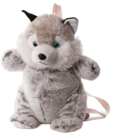 Inware 6840 - Kinder Rucksack Husky, grau/meliert