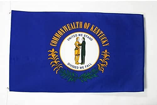 AZ FLAG - Flagge Kentucky - 150x90 cm - Bundesstaat Kentucky Fahne 100% Polyester mit Messing-Ösen - 110g