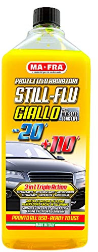 Ma-Fra, Still-Flu Giallo, Liquido Protettivo Permanente per Radiatori ad Azione Refrigerante, Anticongelante e Antiossidante, 1000ml