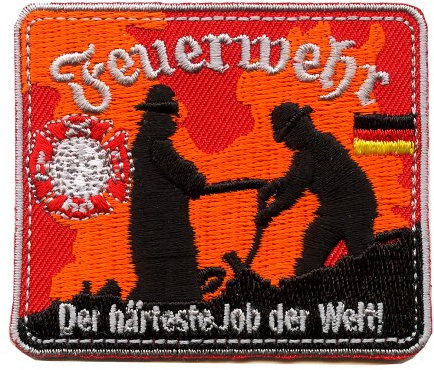 hegibaer Feuerwehr Retten Bergen Löschen Schützen Helden Patch Aufnäher Aufbügler 0609