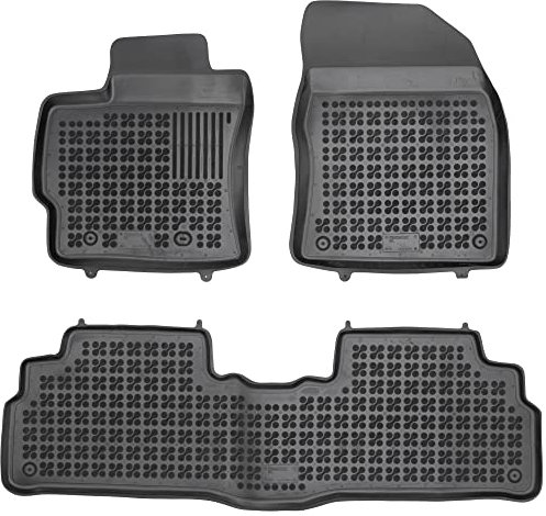 REZAW - PLAST Antirutschmatten Auto fußmatten passt für Toyota Verso 2009-2018 Kompletter Schutz für Ihr Auto bei Allen Wetterbedingungen mit perfekt passenden Anti rutsch gummimatten