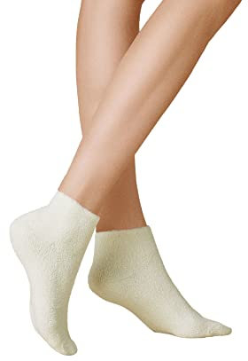 KUNERT Damen Homesocks Unisex Socken, WINTERWEISS, 35-38 EU