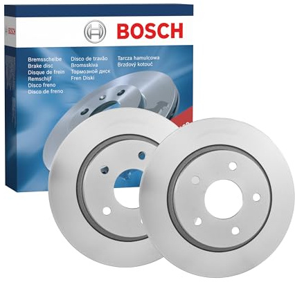 Bosch BD1636 Bremsscheibensatz - 305 mm belüftete, hochgekohlte Bremsscheiben - Hinterachse - ECE-R90-zertifiziert - hohe Kühlleistung und zuverlässiger Korrosionsschutz - 1 Satz aus 2 Scheiben
