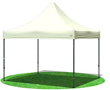 Stabilezelte Faltpavillon 3x3 Meter Premium ohne Seiten Beige