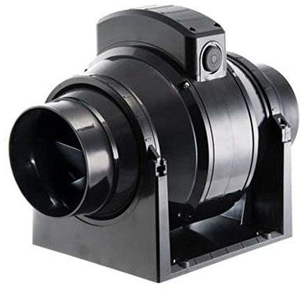Manrose MF200T In-Line Fan 910m3/h Extractor Ventilation for Hydroponic Systems - Timer