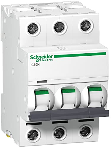 Schneider Electric Acti9 A9F54340 40A Triple Pole “C” Type iC60H MCB