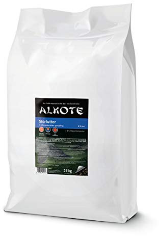 AL-KO-TE, Leistungsfutter für Störe Frühjahr bis Herbst, Sinkende Pellets, 8 mm, Störfutter, 25 kg