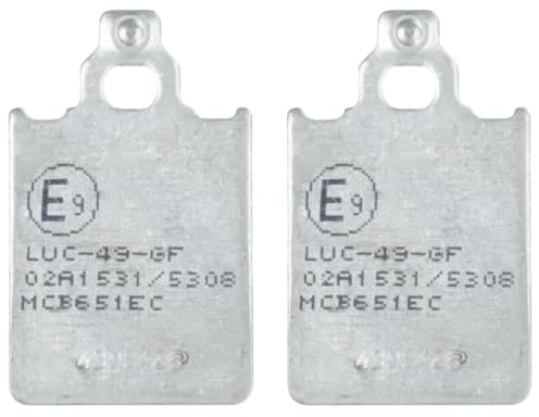 TRW MCB651EC Organic Eco Bremsbelagsatz für ITALJET FORMULA Vorderachse und andere Motorräder
