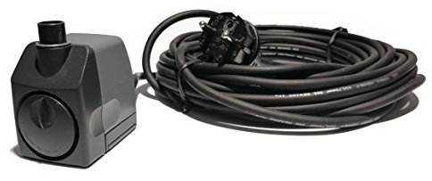 Sicce Nova Pumpe mit 10m Kabel, hochwertige Qualitätspumpe aus Italien, Pumpe für Ihren Garten- und Zimmerbrunnen (800 l/h - 10m Kabel)