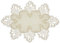Plauener Spitze by Modespitze 3086M02_11_2325 Tischdecke Nizza, 23 cm x 25 cm, oval, Champagner