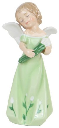 13,3 cm feines Porzellan Calla Lilly Green Angel