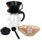 1 Litre / 4 Cup Filter Coffee Maker Jug Set + 100 Free Filter Papers by EDESIA ESPRESS