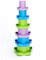 Green Toys 8668586, Stapelspiel Becher, Babyspielzeug, Motorikspielzeug, nachhaltiges Lernspielzeug für Babys und Kleinkinder ab 6 Monaten, 6-teilig