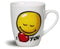 Nici 36746 Tasse SmileyWorld I Heart You, Durchmeser 8 x 10 cm Porzellan