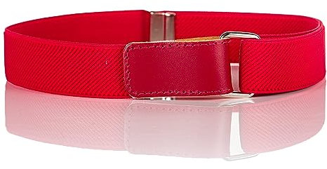 Olata Elastischer Kinder-Gürtel – Verstellbar mit Klettverschluss, Ideal für 0-15 Jahre. Fuscia Rosa (1-6 Jahre)