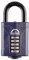 Candado de alta resistencia Squire (CP60) - Grillete de acero más resistente - Candado de combinación de 5 ruedas - Acero de aleación resistente a la corrosión - Candado resistente a la intemperie para el hogar, la escuela y el garaje (azul, 60 mm)