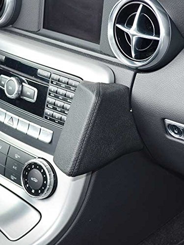 KUDA 091870 Halterung Echtleder schwarz für Mercedes SLK (R172) ab 03/2011 / SLC ab 2016