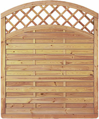 GreenSeason Lamellenzaun London B150 x H180/160 cm.