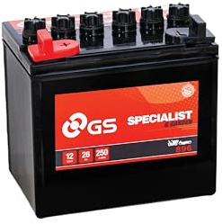 Yuasa 896 Batterie de jardin 12 V 26 Ah 250 A