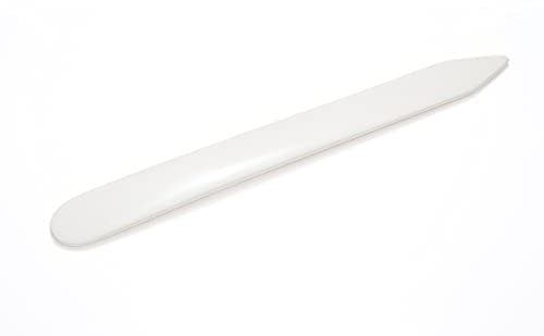 hf hajo - fix Magnet- | Klebe- | Schneideprodukte Falzbein aus Knochen, 20cm – zum Falten von Papier oder Karton, Lederverarbeitung, Falzen