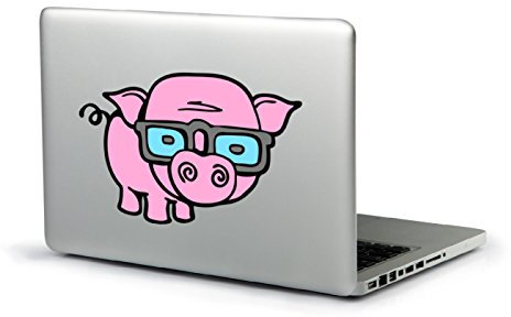 Geek Pig Laptop Sticker Sticker