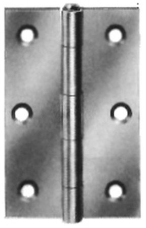 Scharnier schmal gerollt verzinkt DIN 7954 A, Breite geöffnet : 31 mm, Gewerbehöhe : 50 mm, VPE: 20