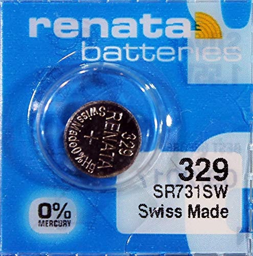 Due Renata Pile a bottone Ossido di argento 329 Renata 1.55 V 37 mAh -