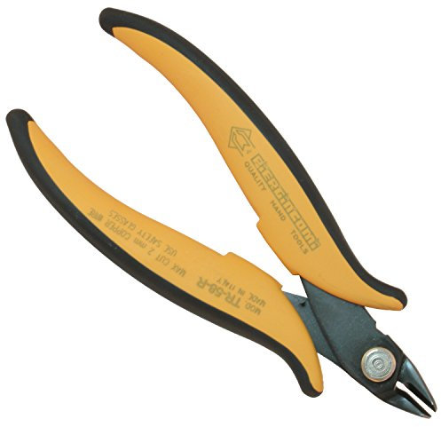 Piergiacomi Medium-Seitenschneider mit 21 Grad abgewinkeltem Kopf und 8 mm Schneidlänge bis Durchmesser 2 mm (12 AWG), 1 Stück, TR58R