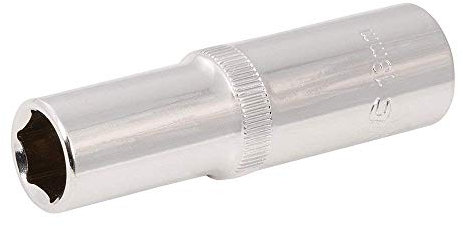 Silverline 955428 Douille Métriques profondes 12.7 mm 1/2, 13 mm