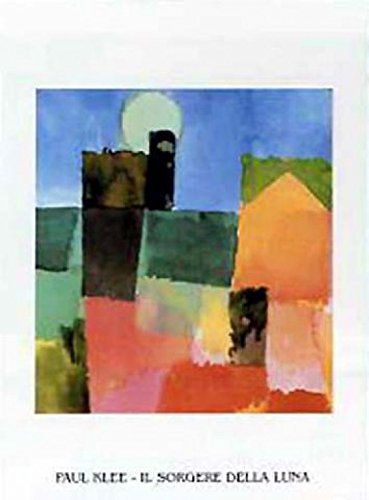 1art1 Paul Klee Poster Mondaufgang Über St. Germain, 1915 Kunstdruck Bild 70x50 cm
