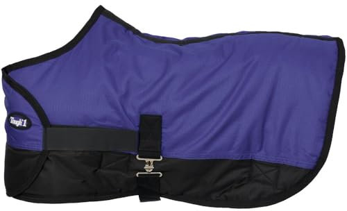Tough1 600D Adjustable Foal Blanket - Purple - Small