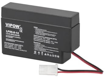 Vipow Gelakku AGM Gelakkumulator Ersatzbatterie Gel Akku Batterie (12V 0.8Ah)
