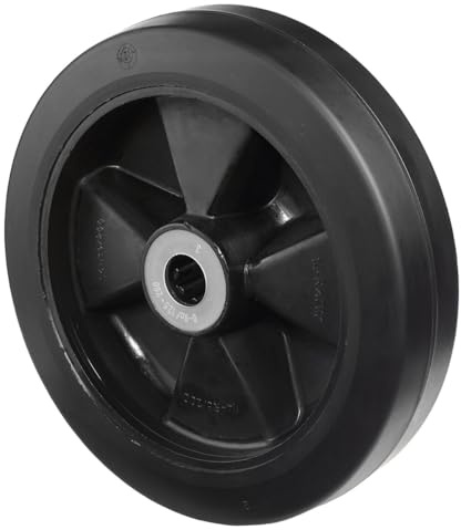 Roue de rechange D. de la roue 200 mm cap. charge 350 kg caoutchouc D. d'axe 20