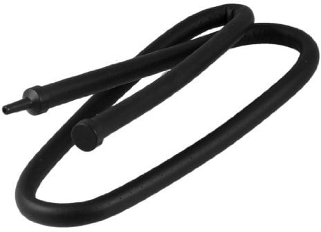 sourcing map Aquarium 76.2cm Länge Weich Flexible Gummi Schlauch Luftblase Vorhang Schwarz DE de