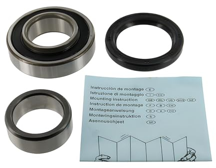SKF Radlagersatz mit Wellendichtring VKBA 3923 Position Hinterachse Außendurchmesser 80 mm Höhe 111 mm Länge 111 mm Breite 84 mm - OE Qualität