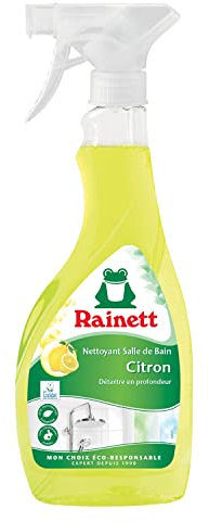 RAINETT Nettoyant Salle de Bain Ecologique Citron Ecolabel 500 ml - Lot de 3