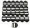 Church Products UK Plastic Ladderlock Buckles 25mm x5,x10,x25,x50,x100 Ideal For Webbing,Straps,Bags (50)