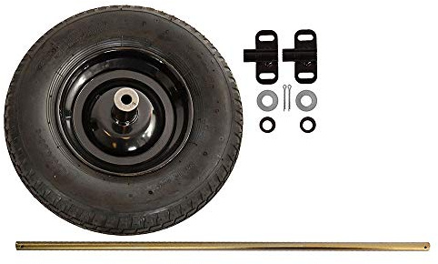 True Temper TWKT Wheelbarrow Two Wheel Conversion Kit,Black