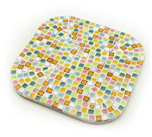 Mosaik untersätze, 2 Stück Mix 6 Farben