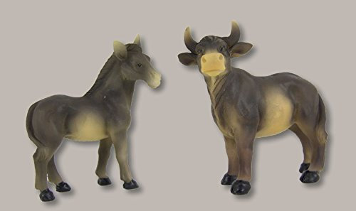 Ochs und Esel 2tlg, für 12cm Figuren