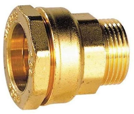 Raccord PE eau laiton serrage ext M 40 33x42